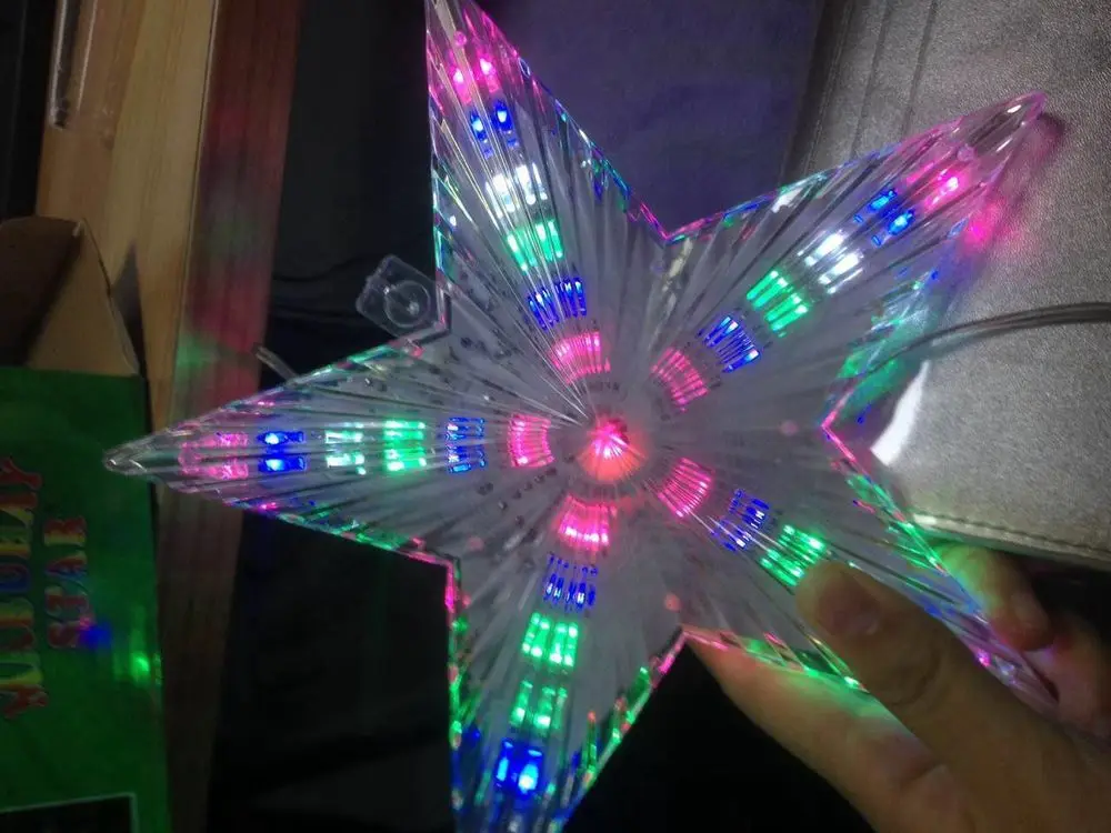 waterproof ip68 star light for christmas tree top battery waterproof ip68 star light for christmas tree top battery