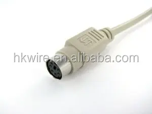 5-Pin DIN-Male AT to 6-Pin Mini DIN-Female PS/2 Keyboard Adapter - ANKUX.COM
