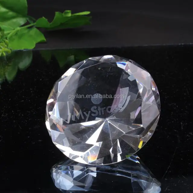 nice clear crystal glass diamond decoration crystal gift crystal