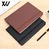 custom printing A5 elastic bandage leather notebook with emboss logo school notepad