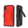 For Huawei P Smart Plus Hybrid Armor 3 in 1 case rugged protective shell case with belt clip holster stand phone cover