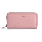 Women Purse Wallet Waterproof Full Grain Leather Ladies Multicolor Zipper Change