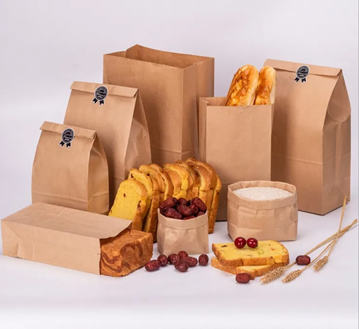 paper packaging bag material brown kraft paper, white craft