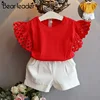 /product-detail/bear-leader-girls-clothing-sets-2019-new-brand-summer-kids-clothes-solid-color-lace-clothes-dot-short-pants-2pcs-for-2-6-years-62208228170.html