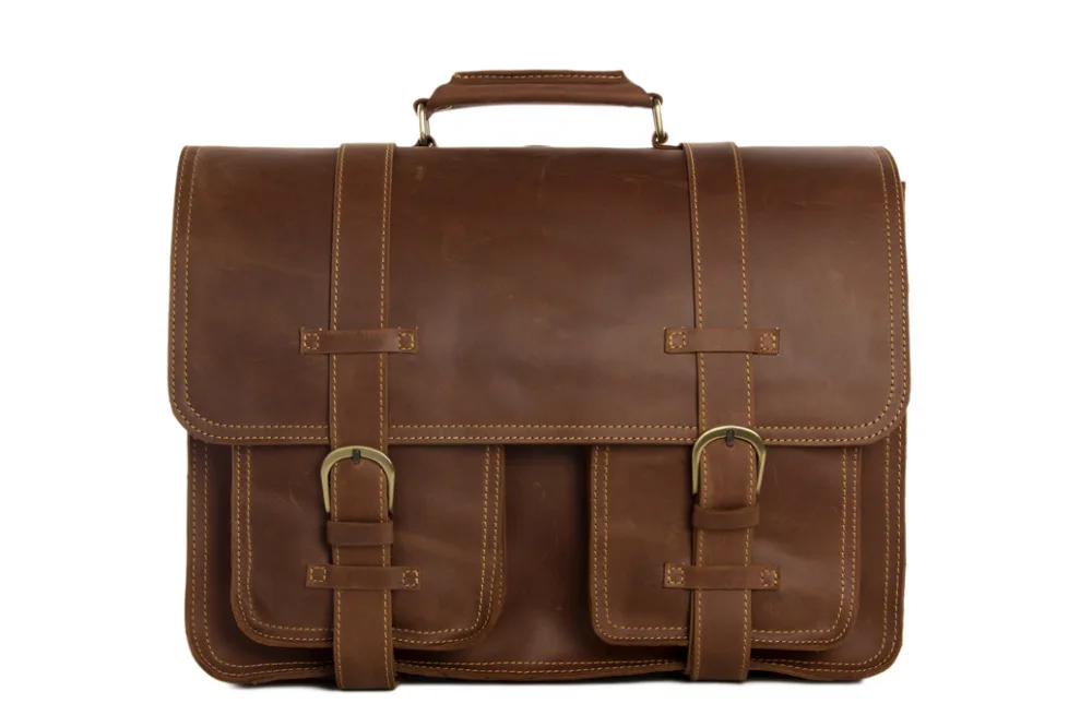 ROCKCOW Large Functional Leather Travel Bag, Leather Duffle Bag, Leather Backpack PL340