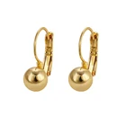 95849 xuping alibaba artificial women copper alloy materials personalized shape vogue 24k gold earring without stone