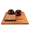 personalized large size red wood xiangqi pieces chinese chess