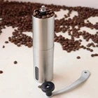 Portable Kitchen Tool Mini Commercial Hand Manual Stainless Steel Coffee Bean Burr Mill Grinder