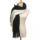 Hot sale custom knitted scarf warm knitting scarf