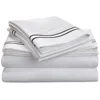 5 Star Hotel White 300 Thread Count Percale Bed Sheet