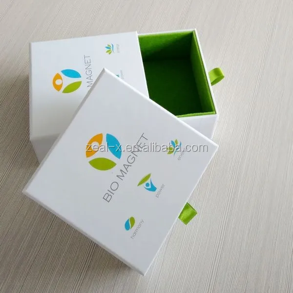 green nice color drawer sliding box small jewelry packaging gift