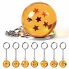 YWLL Collections 7 Stars Crystal Z Balls Keychain Pendant 1 2 3 4 5 6 7 star Complete set Dragon Ball Keychain