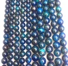 10mm naturally round azurite malachite/chrysocolla loose beads for sale