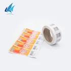 Eco-friendly barcode QR code shipping labels custom stickers