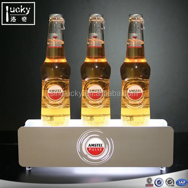 factory price promotional gift beer bottle glorifier/bottle base