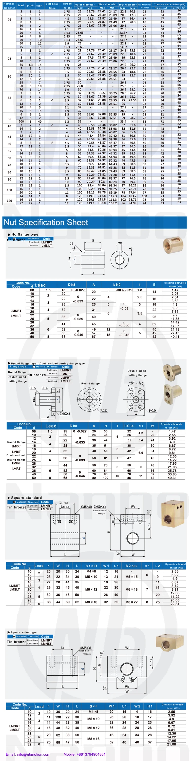 lead screw for 12v dc motor