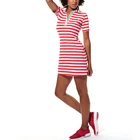 Factory supply custom printed women dresses clothing turn-down collar