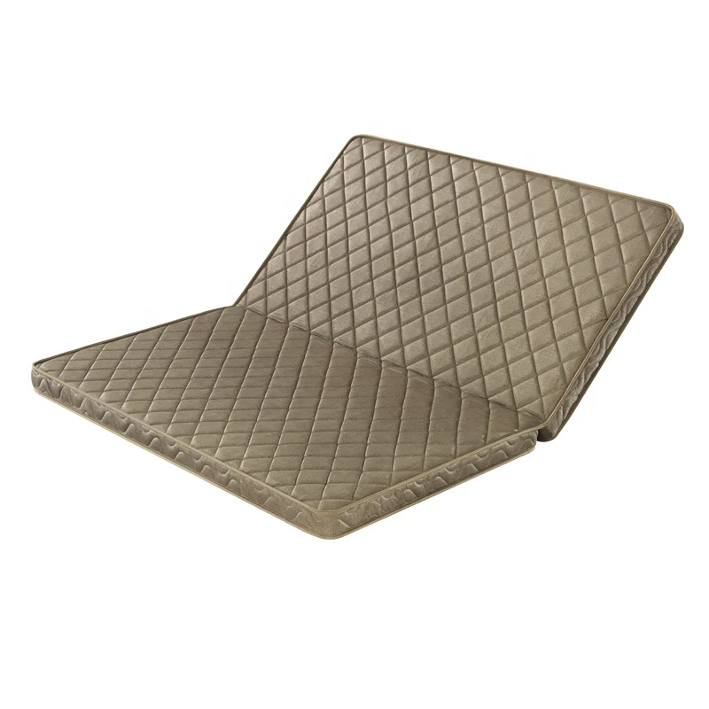 Manufacture customized portable 3D mesh knitted fabric high density foam travel three folding thin mattress - Jozy Mattress | Jozy.net