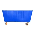 Lower price! Pono-9002 plastic linen laundry trolley with stainless steel wheels,popular in laundry center