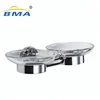 bathroom accessories hotel stainless steel glass shaped bathtub soap dish
