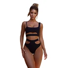 2019 New Style Women's Fashion Summer Sexy Bandage Swimwear One Piece Bikini