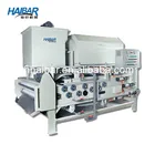 high efficienccy wastewater sludge treatment plant belt filter press