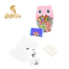 Fruity tutti-frutti chewing bubble gum brands with tattoo in Little Owl Bottle