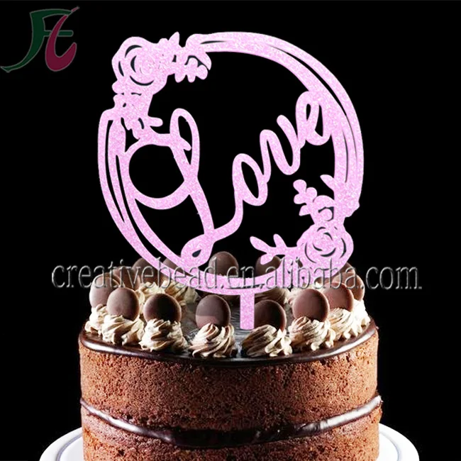 & gifts   wholesale laser cut acrylic happy birthday cake topper