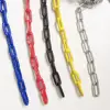 Customized PVC Safety Fully Plastic Coated Metal Steel Swing Link Chains