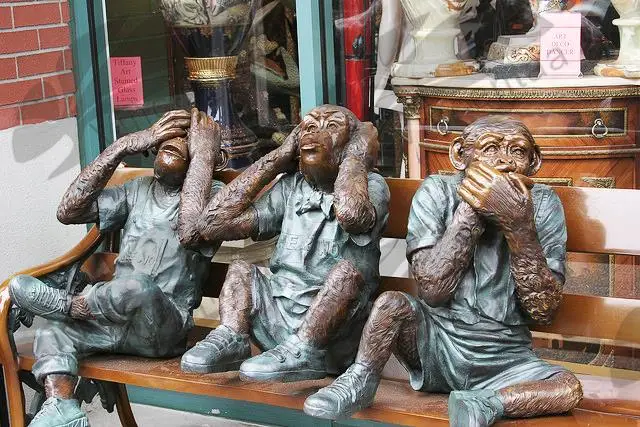 High Quality Monkey Statue Hear No Evil with low price