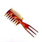 butterfly double sided tooth fork tail comb for hair care