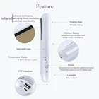 Top 10 professional ceramic MCH Cordless Rechargeable Mini Travel Hair Straightener Flat Iron with USB Charger