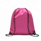 Custom Free Sample Retails nylon Polyester Backpack Drawstring Bag
