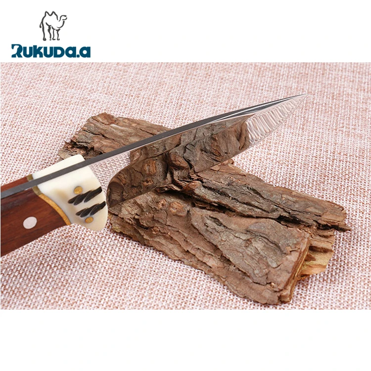 440 Fixed Blade Wood Handle Hunting Camping Army Knife.jpg