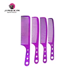 Barber Comb Hair Cutting Combs Metal Salon Hairdressing Comb 100% Anti Static 230 Heat Resistant with Smooth Round Teeth
