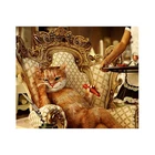 Cheapest DIY Mosaic crystal picture 5D Diamond Painting Cross Stitch Kits cat Diamond Embroidery Resin drill kids gift