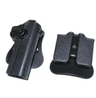 Military 1911 Pistol Tactical Gun Holster With Magazine Pouch