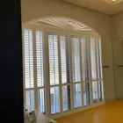Security Guarantee Wooden Window Interior Plantation Shutter