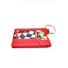 customised diy cartoon key chain pvc soft pvc keychain 3d anime marvel sword league game usb cable style keychain