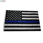 Wholesale Cheap Stock 3 x 5ft Thin Blue Line American Flag