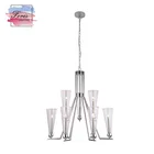 Office shopping mall crystal led modern lighting chandelier