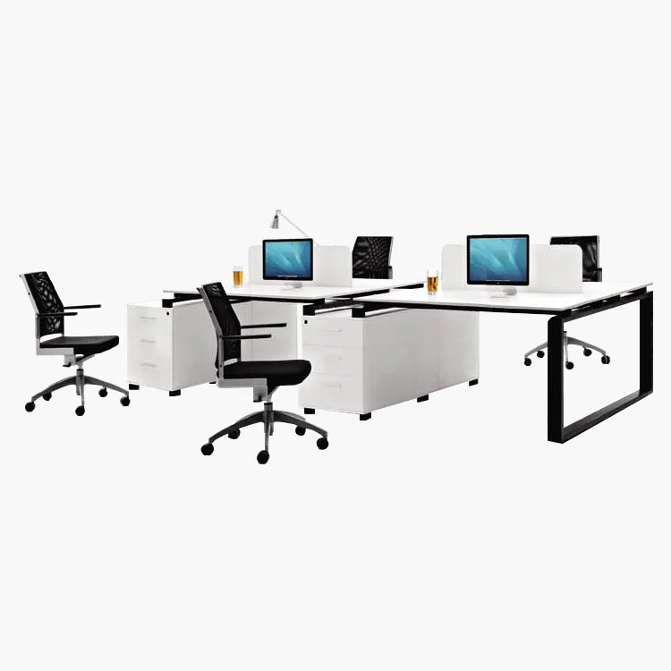 Latest Design 6 Seat Manager Bench Modern Open Modular Office