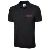 High Quality black 100% Polyester Polo T Shirt Uniforms