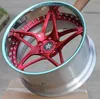2 pieces forged car rim for customize 18" 19" 20" 21" 22" 24" inch step lip by T6061 forging wheels shanghai gx forged wheels
