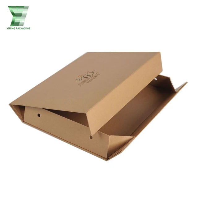 luxury kraft paper magnetic gift cardboard box recycled clothing