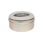 Custom logo embossed small round aluminium cosmetic tin canister Wholesale airtight empty shoe polish tin can
