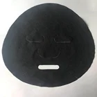 100% bamboo charcoal face use bamboo facial mask,black color face use bamboo facial mask