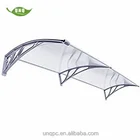 Fireproof shop front canopy polycarbonate roofing canopy material