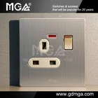 MGA Q9 series 13A UK electric wall socket&universal wall socket