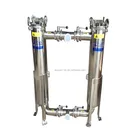 Economic duplex industrial stainless steel bag filter housing